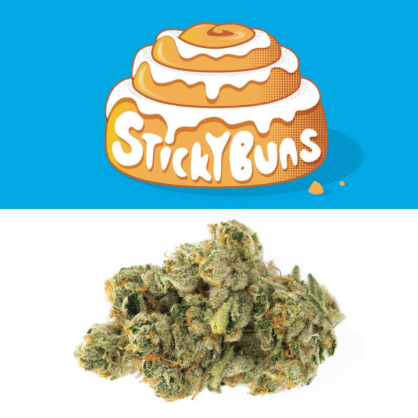 3.5g THC-A COOKIES STICKY BUNS FLOWER HYBRID - Image 2