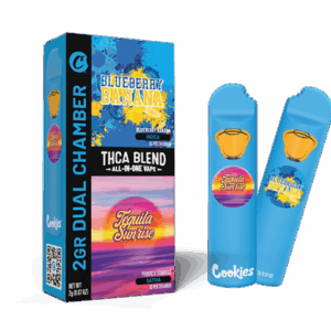 Cookies 2G THC-A Dual Chamber Vape Tequila Sunrise - Sativa & Blueberry Banana - Indica