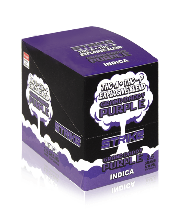 strike 2.5g disposable indica grand daddy purple - Image 2