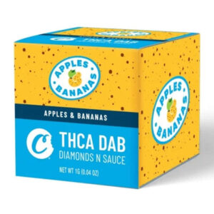 COOKIES APPLE AND BANANAS THC-A DIAMOND N' SAUCE WAX DAB