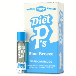 Pushin P’s Diet P’s THC-P Cartridge 1g - Blue Breeze (Hybrid)