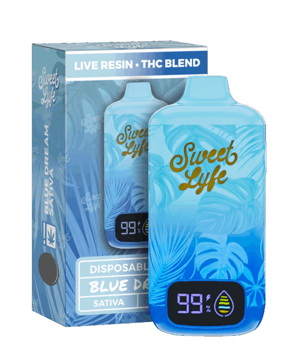 7.5ML Disposable - Live Resin • THC Blend - Blue Dream - Sativa