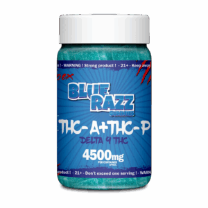 Blue Razz Gummies THC-A + THC-P + Delta 9 THC 4500mg