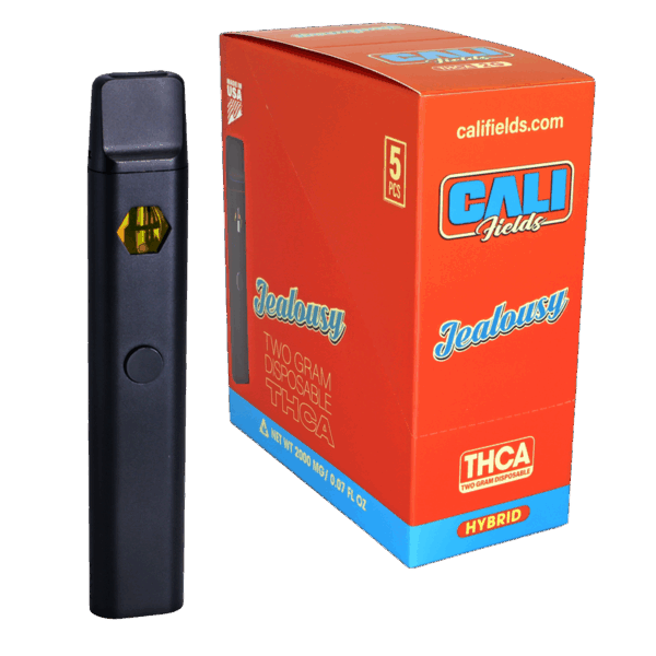 Cali Fields 2 Gram THC-A Disposable Vape Jealousy (Hybrid)