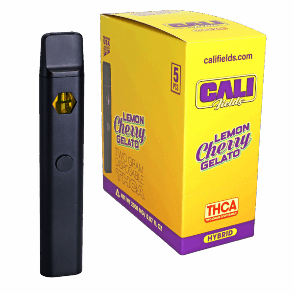 Cali Fields 2 Gram THC-A Disposable Vape Lemon Cherry Gelato (Hybrid)