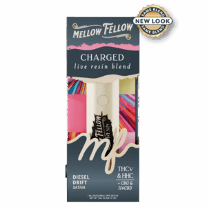 Mellow Fellow Charged Blend - Live Resin 1ml Disposable Vape - Diesel Drift (Sativa)