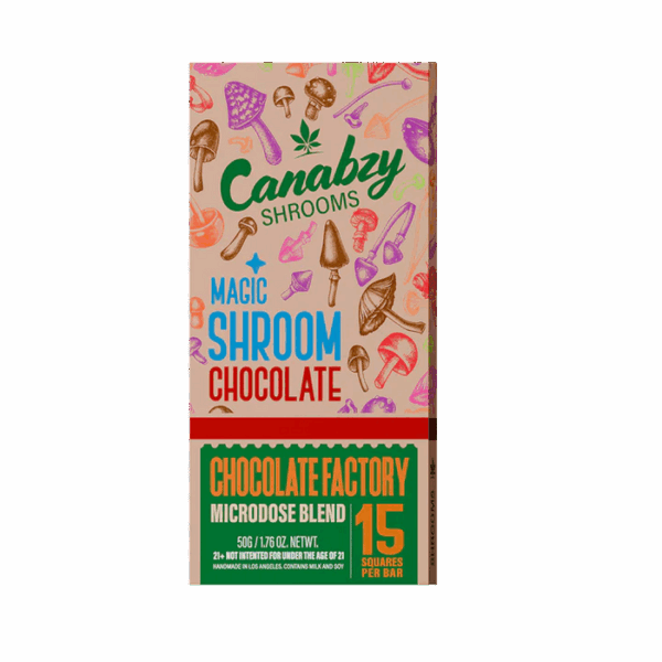 Canabzy Chocolate Magic Shroom 50g - Chocolate Factory