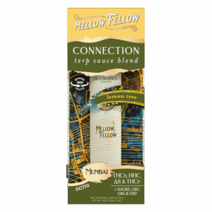 Mellow Fellow Connection Blend - Terp Sauce 1ml Disposable Spinner Vape - Lemon Tree (Sativa)