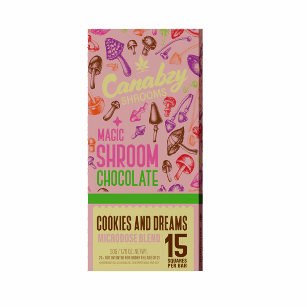 Canabzy Chocolate Magic Shroom 50g - Cookies and Dreams