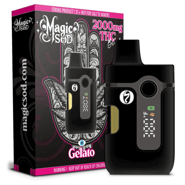 MAGICSOD Gelato 2000mg THC Blend Disposable vape - Hybrid