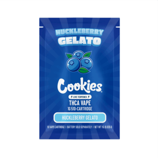 COOKIES HUCKLEBERRY GELATO THC-A CARTRIDGE - 1G 510 Thread