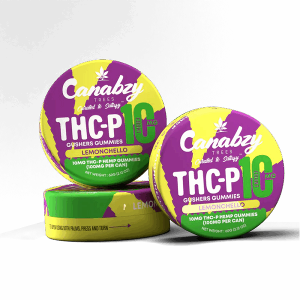 Canabzy THC-P Gushers Gummies 10ct - Lemonchello - Image 2