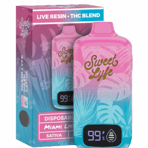 7.5ML Disposable - Live Resin • THC Blend - Miami Lyfe Haze - Sativa