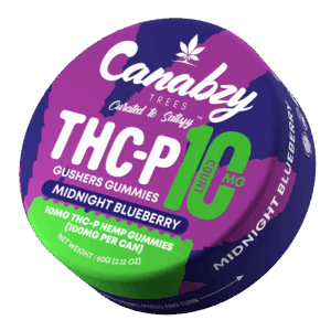 Canabzy THC-P Gushers Gummies 10ct - Midnight Blueberry