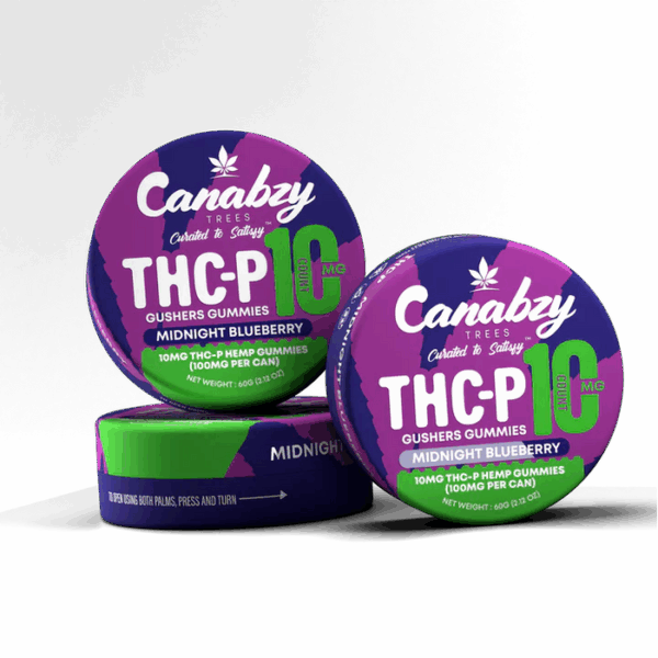 Canabzy THC-P Gushers Gummies 10ct - Midnight Blueberry - Image 2