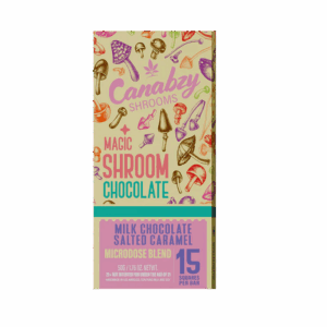 Canabzy Chocolate Magic Shroom 50g - Milk Chocolate Salted Caramel