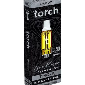 Torch OREOZ THC-A Live Resin Diamonds 510 Cartridge 3.5G INDICA