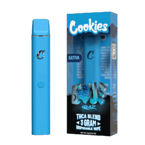 Cookies THC-A Blend Disposable vape 3G Blue Raz Sativa