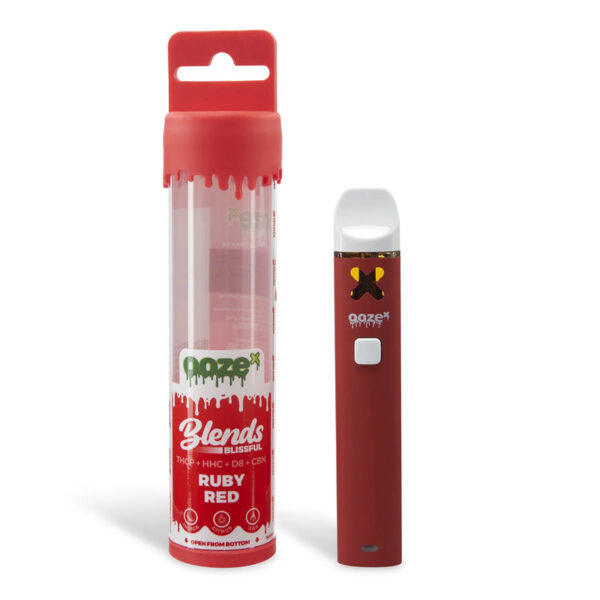 OozeX 2ml Disposable Delta Blends - Ruby Red - Image 2