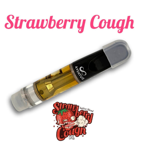 THC STRAWBERRY COUGH Full Spectrum 510 Thread Vape Cartridge 1000mg 1 gram - Image 2