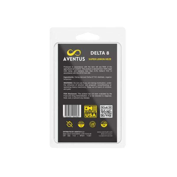 Super Lemon Haze DELTA 8 VAPE CARTRIDGES - Image 2