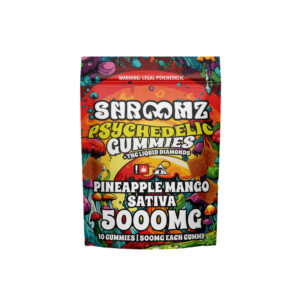 Shroomz Psychedelic THC Liquid Diamond Gummies - 5000MG Pineapple mango sativa