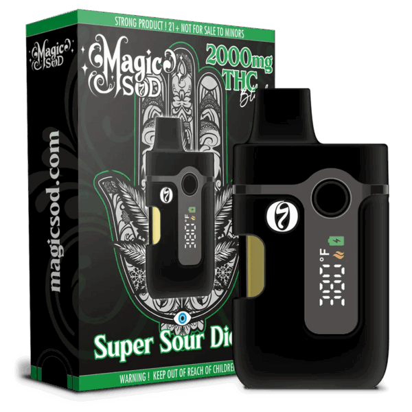 MAGICSOD Super Sour Diesel 2000mg THC Blend Disposable Vape - Sativa-dominant