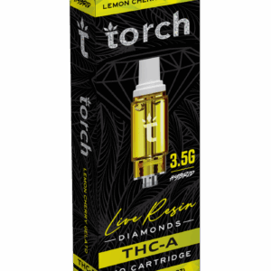 Torch Lemon Cherry Gelato THC-A Live Resin Diamonds 510 Cartridge 3.5G Hybrid