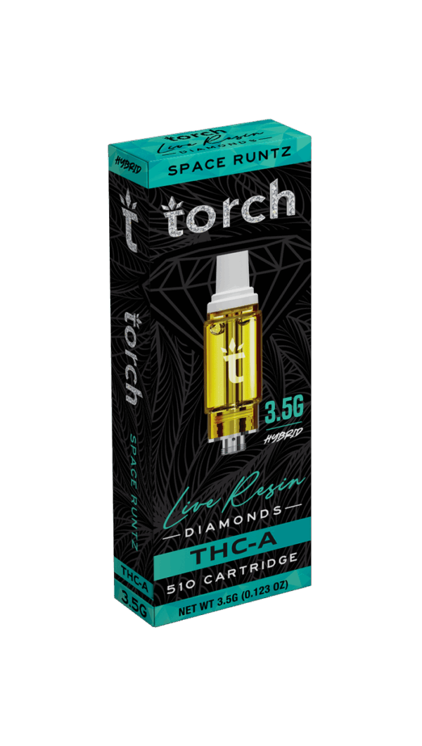 Torch Space Runtz THC-A Live Resin Diamonds 510 Cartridge 3.5G Hybrid