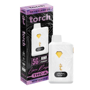 Live Rosin SKYWALKER OG HYBRID Torch THC-A Disposable Vape 5g