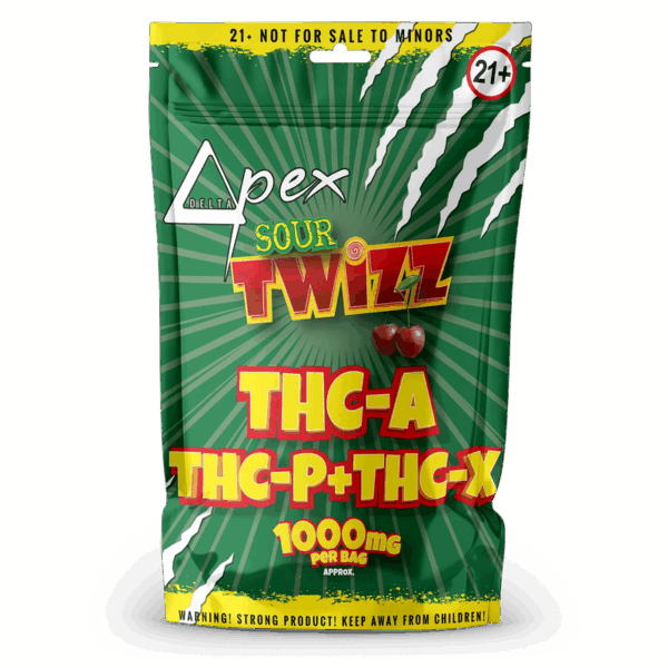 Cherry Twizz Sour THC-A + THC-P + THC-X 1000mg