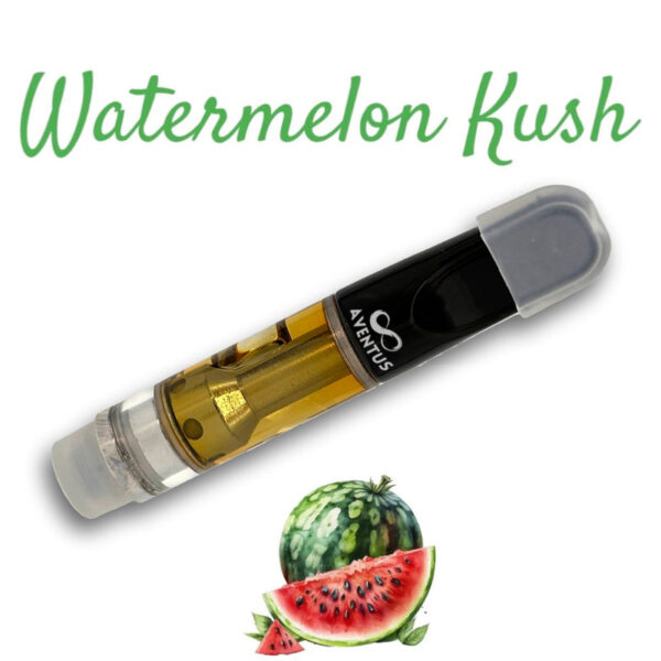 THC WATERMELON KUSH Full Spectrum 510 Thread Vape Cartridge 1000mg 1 gram - Image 2