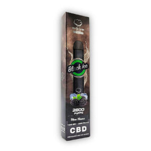 The Bomb Lux disposable 100% CBD Vape 0% THC - Black Ice
