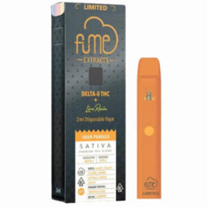 Fume Extracts Limited Delta 8 Live Resin Disposable 2G - Sour Pebbles (Sativa)