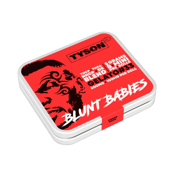 Tyson 2.0 Blunt Babies, Mini Pre-rolls - Gelato #33