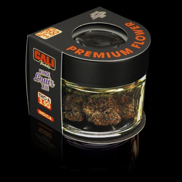 Cali Fields THCA Premium Flower 3.5G - King Louis XIII Indica - Image 2