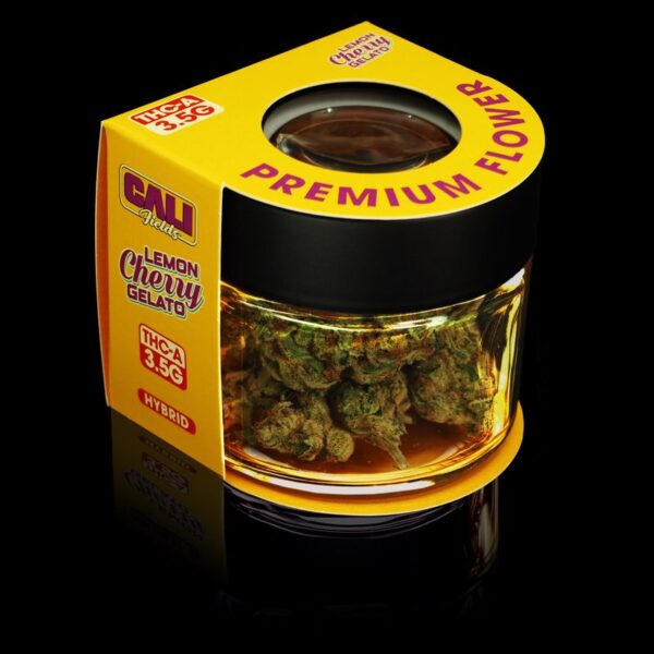 Cali Fields THCA Premium Flower 3.5G - Lemon Cherry Gelato Hybrid - Image 2