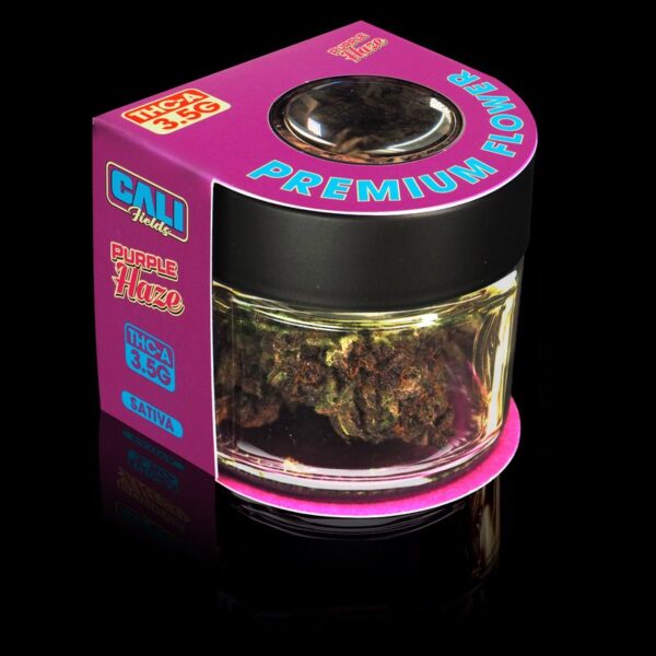Cali Fields THCA Premium Flower 3.5G r - Purple Haze Sativa - Image 2