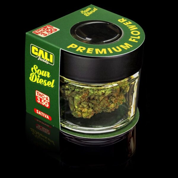 Cali Fields THCA Premium Flower 3.5G - Sour Diesel Sativa - Image 2