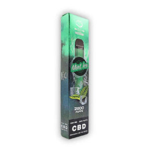 The Bomb Lux disposable 100% CBD Vape 0% THC - Mint Ice