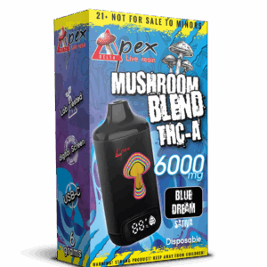 Blue Dream Disposable Premium Vape Pen Mushroom Blend 6000mg - Sativa