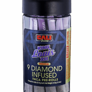 Cali Fields — King Louis XIII Diamond Infused THCA Pre-Rolls (Indica)