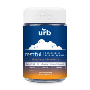 urb Restful Botanically Infused Gummies 1875MG elderberry + Blueberry