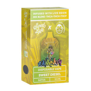 5.5ML Disposable Sweet Lyfe - THCA+THCH+THCP - Sweet Diesel - Sativa