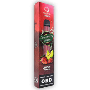 The Bomb Lux disposable 100% CBD Vape 0% THC - Strawberry Melon