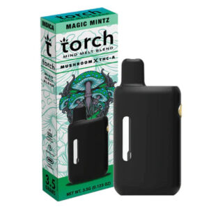 Mind Melt Mushroom Magic Mintz Indica Torch THCA Disposable Vape Pen 3.5g
